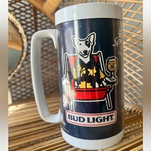 Bud Light Spuds Mackenzie The Original Party Animal Thermo Serv Mug